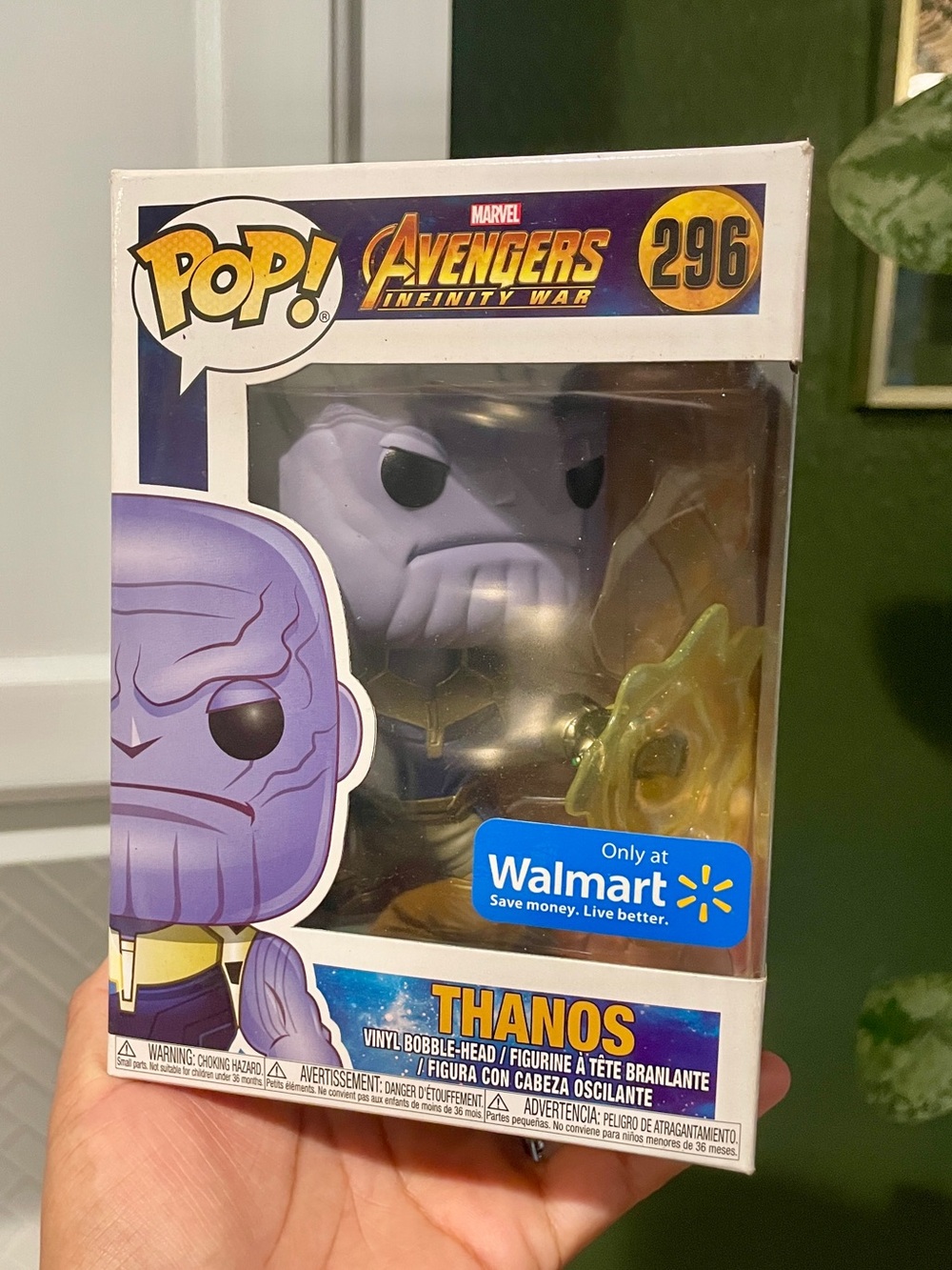 Thanos Marvel Avengers Infinity War Funko Pop #296 NEW